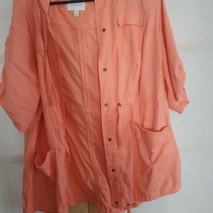 Torrid short sleeve drawstring casual blazer